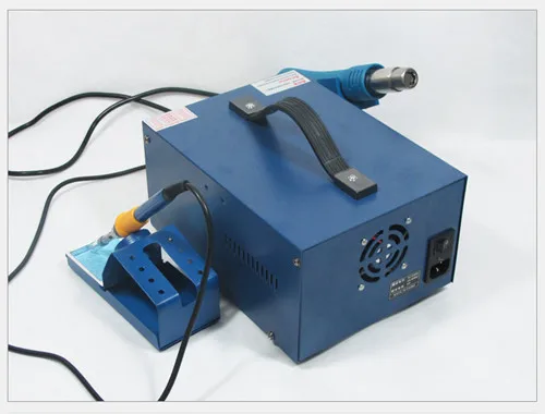 909D Upgrade Saike 909D+ 3 In 1 Hot Air Gun Rework Station Soldering Station Dc Power Supply 220V Or 110V