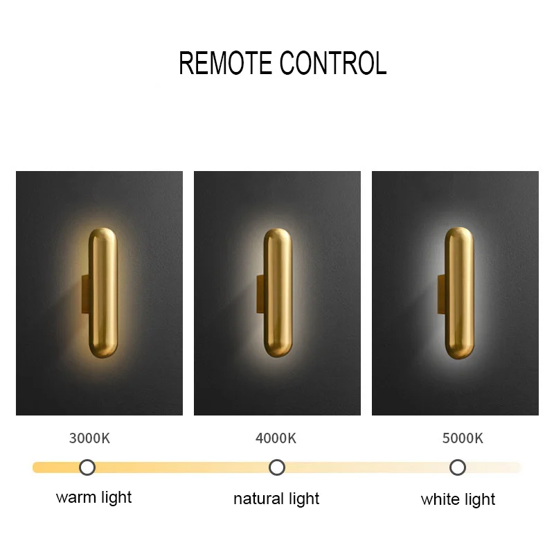 Imagem -06 - Industrial do Vintage Ouro Abajur Lâmpada de Parede Led 12w Controle Remoto Pode Ser Escurecido Fundo Iluminação Luminária para Sala Estar Cabeceira