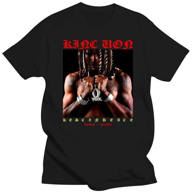 Men's T-Shirt Rapper K-King 80 90S Hip Hop Streetwear Tees Von Rip Graphic Tshirt Unisex Cotton Vintage Black T Shirt Casual