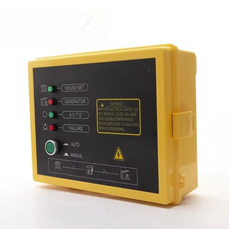 12KW Generator ATS Control Box Single Three Phase Auto Start Stop Controller Power Generator Replacement Part