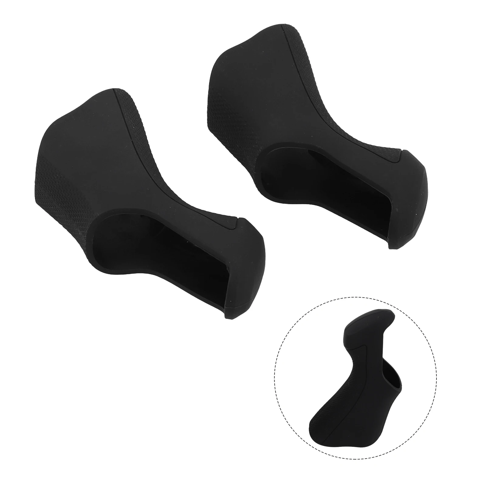 Practical Gear Shift Covers Bike Parts Gear Hoods Parts Replacement Rubber 1 Pair Accessories Covers For Di2 ST-6870
