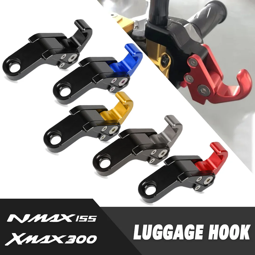 

Motorcycle Hook Helmet Holder Luggage Hook Bottle Carry Holder For YAMAHA NMAX155 N-MAX 155 XMAX300 X-MAX 300 NVX155 AEROX155