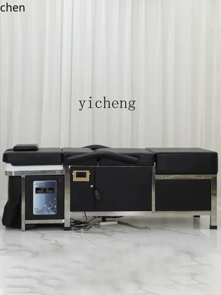 Electric Shampoo Chair Constant Temperature Water Circulation Fumigation Hair Care Shop Barber Shop Integrated Bedn4