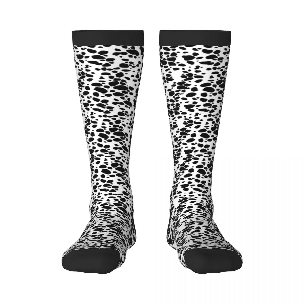 1 Pack Dalmatian Dog Pattern Over-knee Long Socks Middle High School Socks