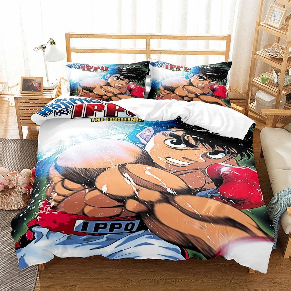 Hajime No Ippo Duvet Cover Set King Queen Double Full Twin Single Size Bed Linen Set