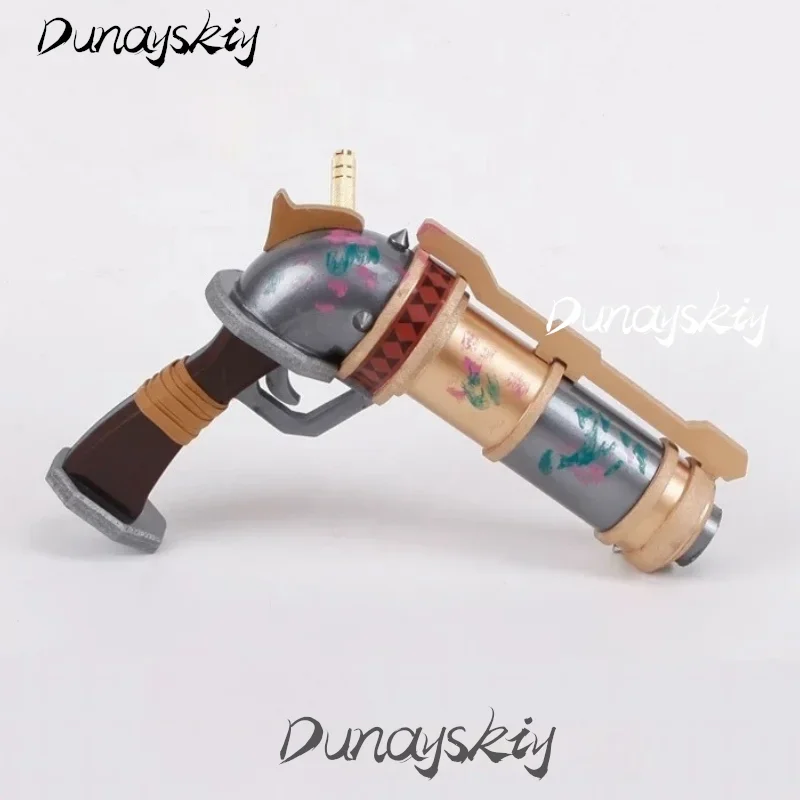 Cosplay League of Legends 2 Arcane Jinx Zap Zap Blaster Games Cosplay Costume Party Props Accessories Fake Gun Blue Wig Costumiz