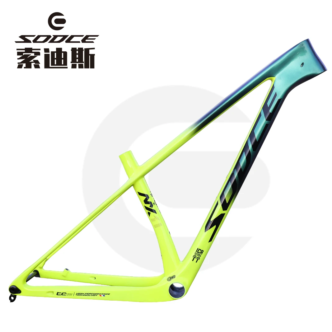 SODCE New Arrive Carbon Frame 29 Boost Size 148 x 12mm High Quality Mountain Bike Thru Axle Type MTB Frame