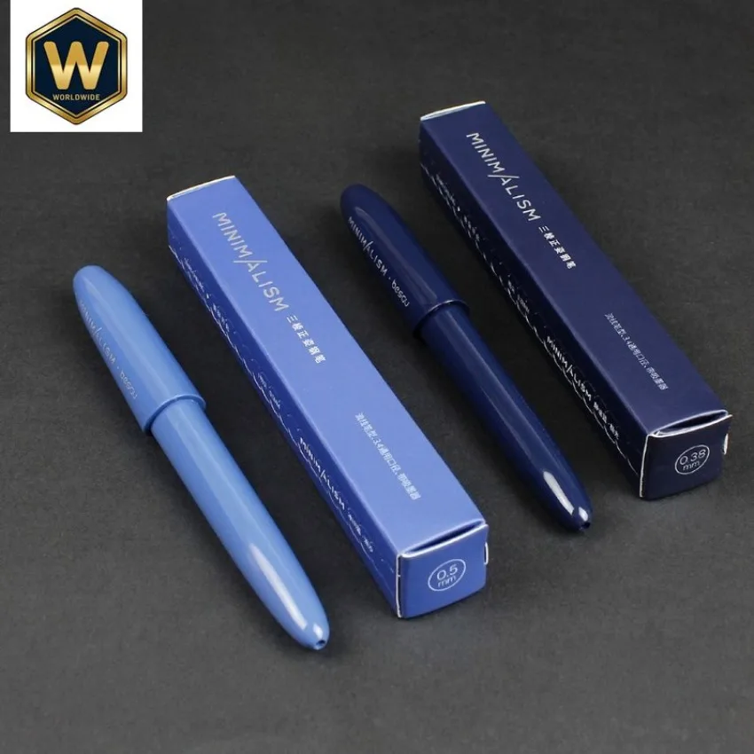 2026 Three-pronged Frosted Fountain Pen EF/F 0.5 Open Hooded Nib Smooth Writing High Value Replaceable Ink Capsule for Practice