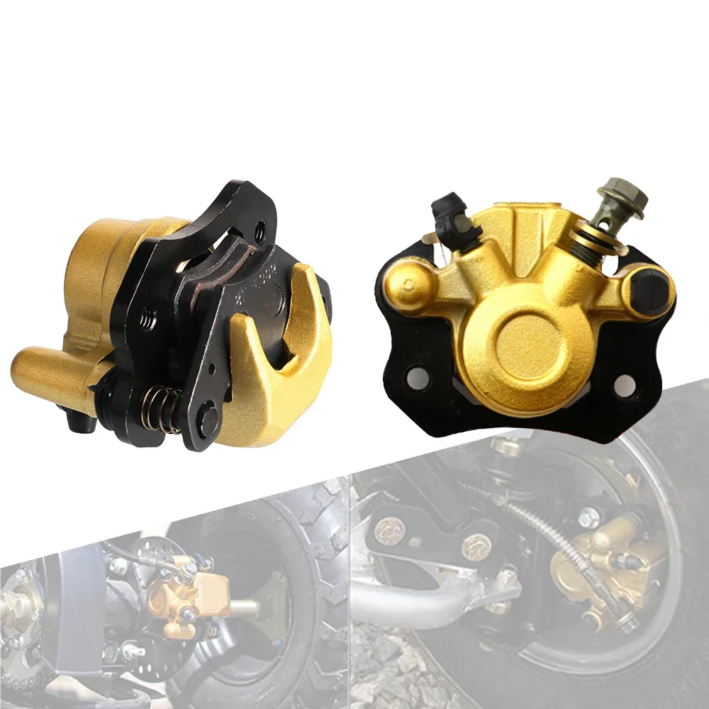 

Motorcycle Front/Rear Hydraulic Disc Brakes Calipers for 50cc 70cc 90cc 110cc 125cc 150cc ATV UTV Buggy Quad Buggy Universal