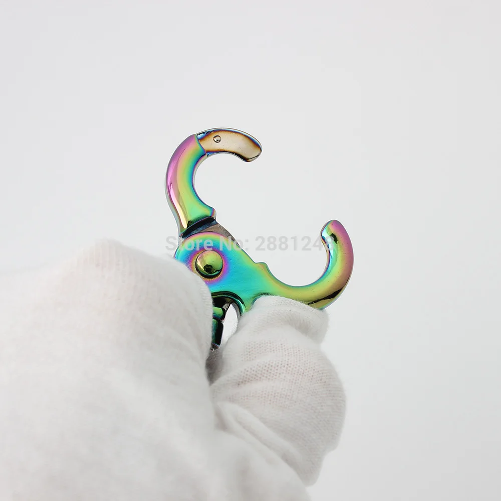 8mm 10mm 17mm  20mm 26mm rainbow High quality Bag Clasps Lobster Swivel Trigger Clips Snap Hook Accessories dog leash