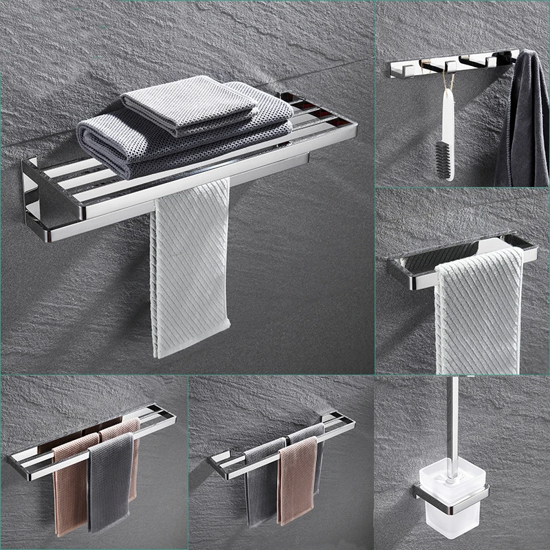 

Toilet Towel Holders 304 Stainless Steel Towel Rack Bathroom Towel Rack Bathroom Hardware Pendant Chrome
