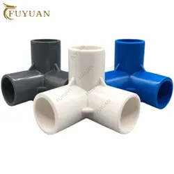 1 sztuk 20 ~ 50mm rura PVC złączki nawadnianie ogrodu rura wodna złączki pcv 3 Way złącza plastikowa rurka wspólne Adapter