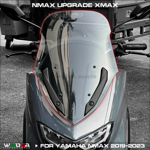 #   Parabrisas alto para Yamaha Nmax155 Nmax125 2020-2023 Nmax V2 versión 2 Deflector de viento parabrisas de turismo n-max