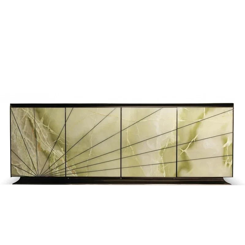 Italian light luxury high sense designer storage cabinet art entry entrance case