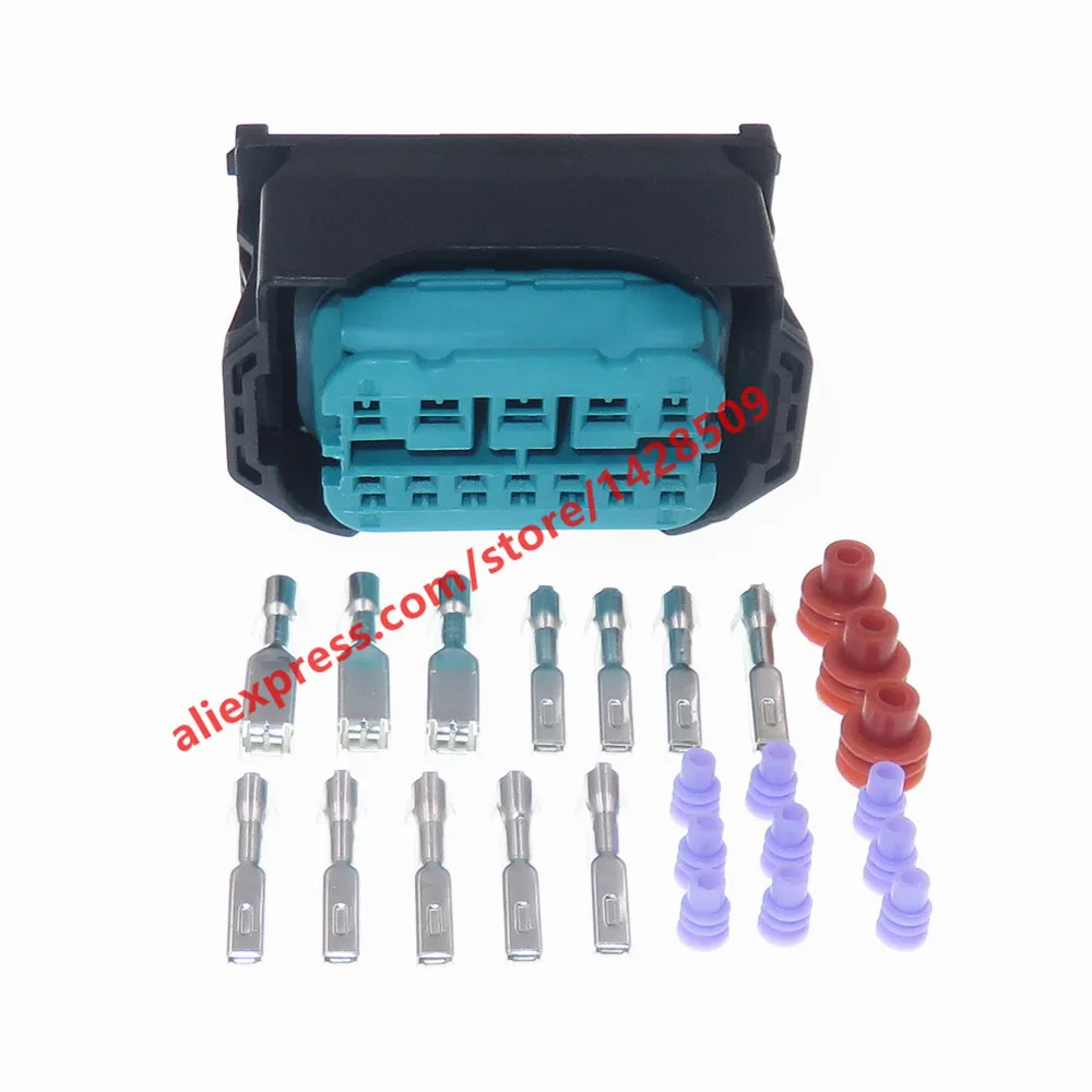 1 set 12 Pin 1-1452335-9 Auto Electrical Wiring Light Socket Car Lamp Plug Automotive Connector For BMW