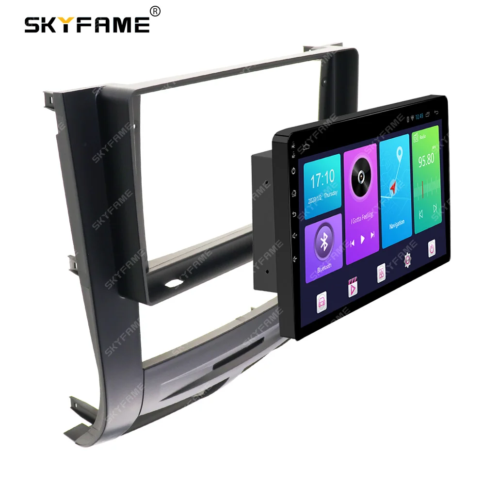 Skyfame إطار السيارة فآسيا محول أندرويد راديو داش تركيب لوحة عدة لسانج يونج ريكستون موسو