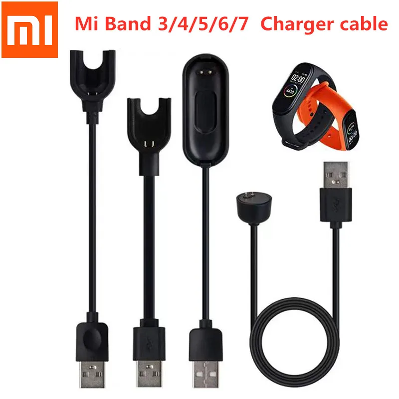 New Xiaomi USB Magnetic Charger Smart Watch Wristband Cord Smartband Chargers For Mi Band 7 6 5 USB Charging Cable MiBand 4 3 2