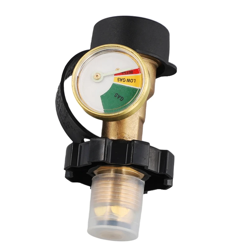 

High Low Gas Pressure Gauge Level Indicator Pol Propane Lpg Bottle Cylinde Outdoor Gas Tank Adapter