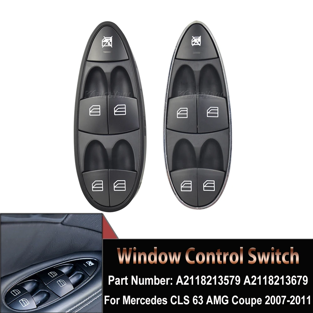 New 2118213679 Electric Window Switch Power Window Switch For Mercedes W211 E240 E240 E500 E63AMG CL CLS A2118213579 A2118210951