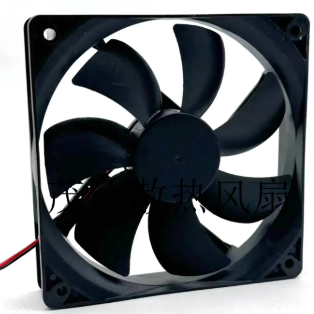 RUNDA RD12025B12H 12V 0.60A 12025 12CM two-wire variable frequency ball bearing cooling fan