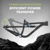 SPEEDONE Ambassador2 내리막 MTB 자전거 프레임, DH 풀 서스펜션 29er 알루미늄 합금 내구성 레이스 자전거 프레임, 후방 충격 포함 4