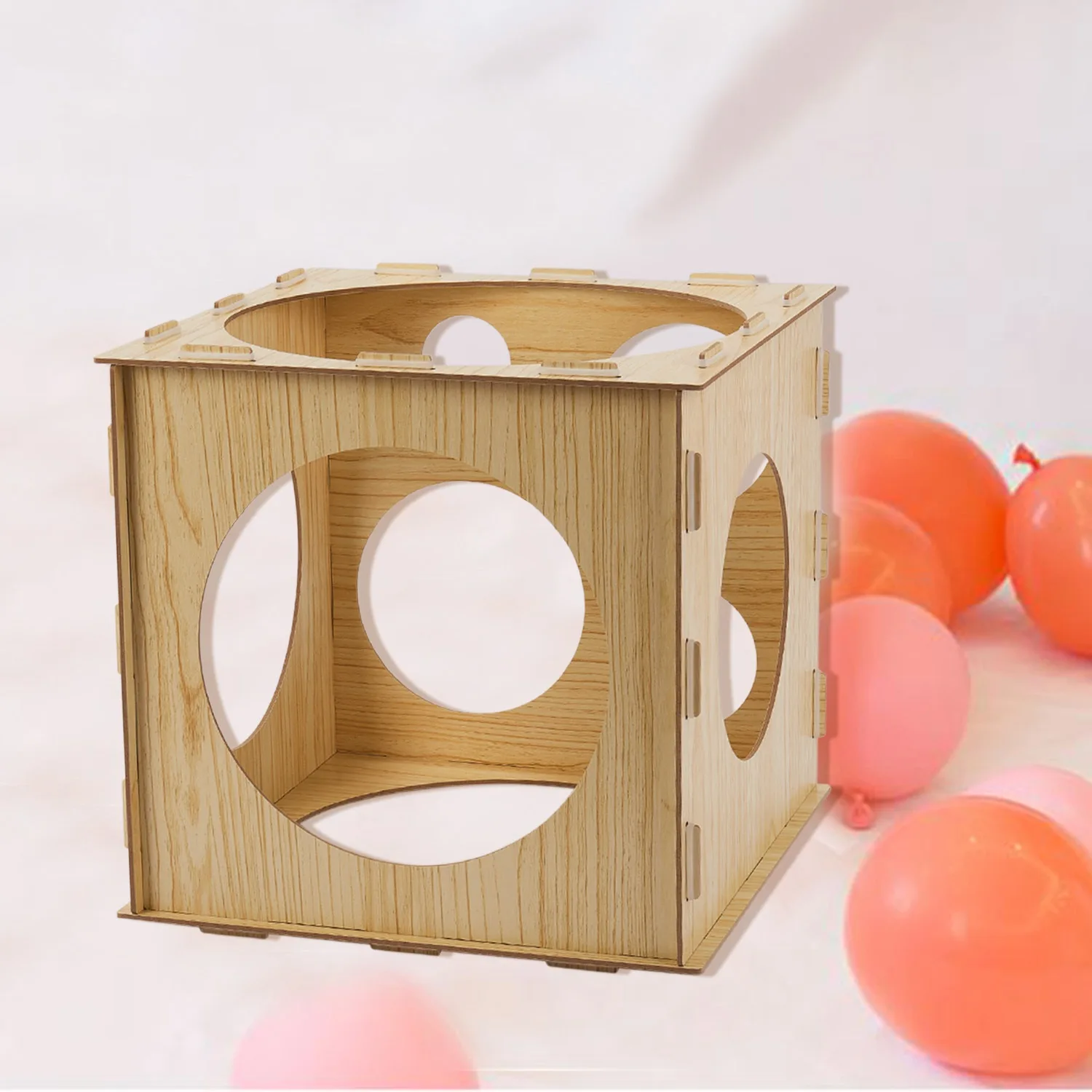 9 Holes Collapsible Balloon Sizer Box Measurement Tool Stable 2-10 Inch for Birthday Wedding Party