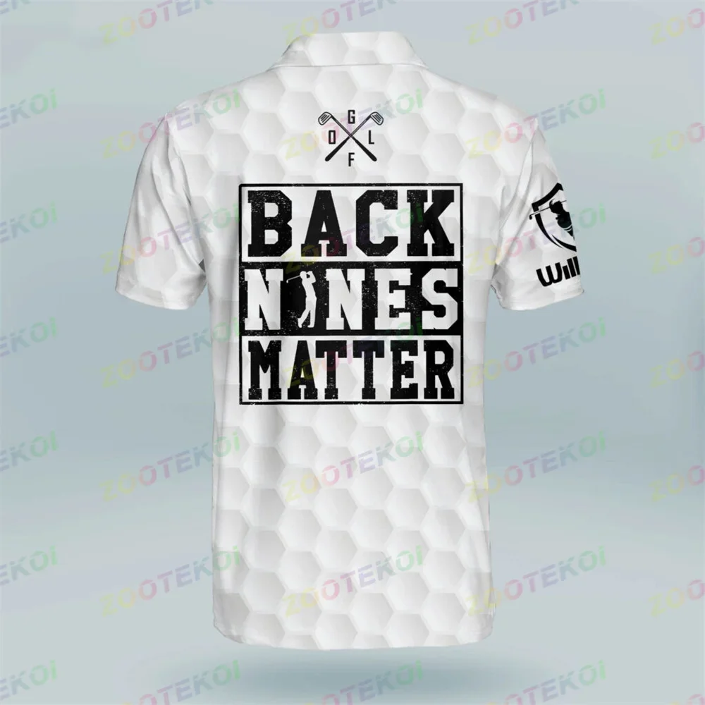 

Men Lightweight And Breathable Golf Polo Tshirt Summer Comfort Short-sleeved Shirt For Outdoor Activities Or Sports Lapel Button