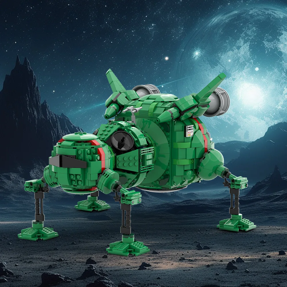

MOC Red Dwarf Starbug 1 Building Blocks Model High-Tech Alien Biological Spacecraft Bricks Assembly Toys Kids DIY Birthday Gifts