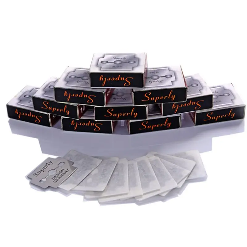 100 Chiếc Callus Máy Cạo Râu Lưỡi Dao Ngô Máy Bay Cứng Tẩy Chết Thép Không Gỉ Lưỡi Dao Thay Thế Cho Chân Tập Tin Dropshipping