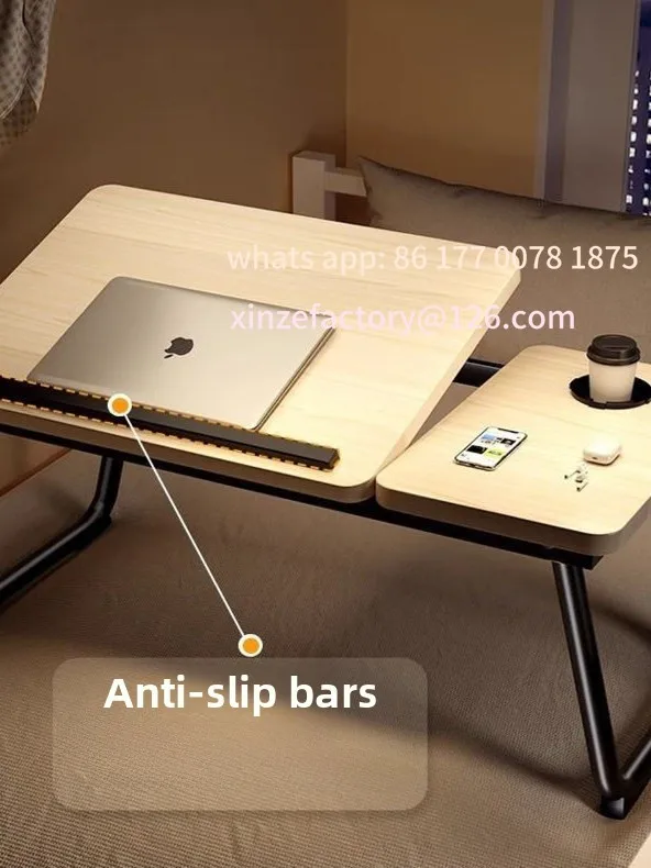 

Customizable Elevating Bede Small Table Double-Sided Office Desk Laptop Stand Student Dormi Study Table Foldable Window