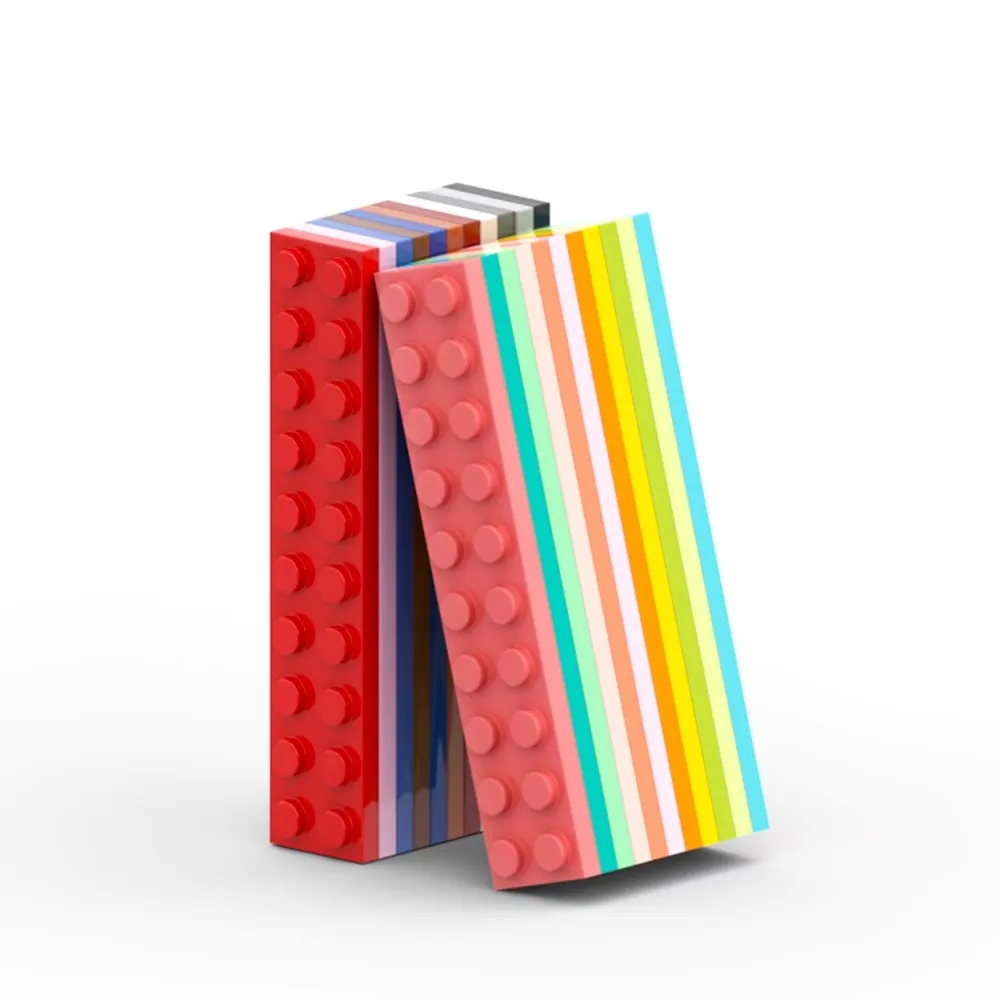 

20Pcs Compatible MOC Brick Parts 3832 Plate 2 x 10 Building Block Particle DIY Assmble Kid Puzzle Brain Toy Birthday Gift