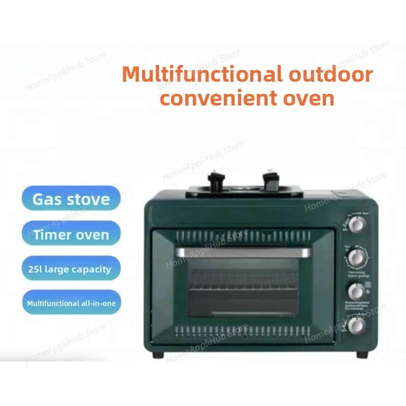 25L Large-capacity Gas Outdoor Oven, Open Flame Type, Multi-functional Gas Outdoor Oven  Electric Oven