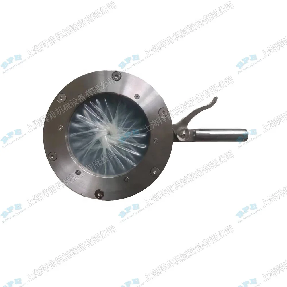 Particle Flow Control Stainless Steel Manual Iris Valve (DN600)