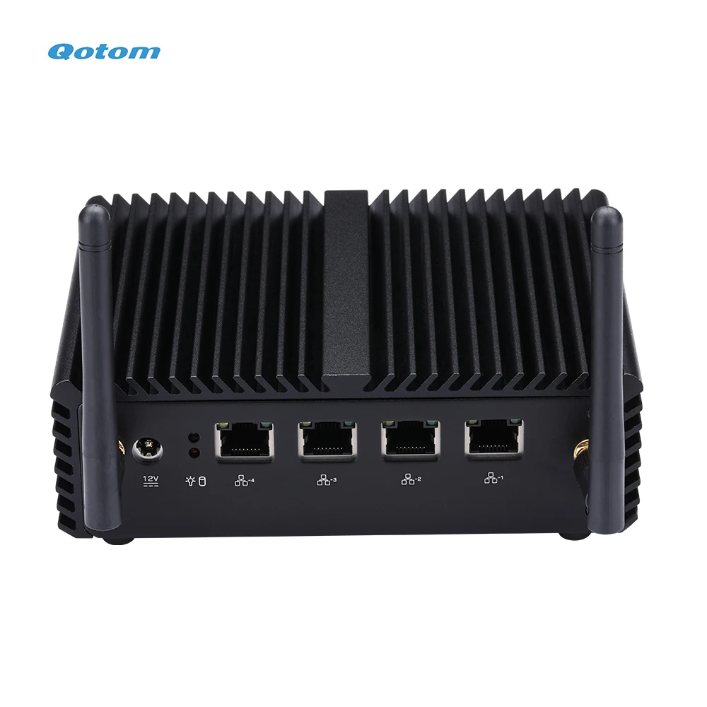 

Qotom 4 LAN Mini PC with Processor N2920 Quad Core 1.86 GHz CPU TDP 7.5W Home Office Router Firewall