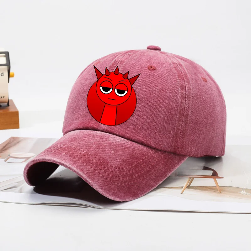 

Sprunkis Baseball Cap Men Women Womens Anime Figures Sun Hat New Adult Outdoor Sports Sunbonnet Retro Headgear Hot Sales Gift
