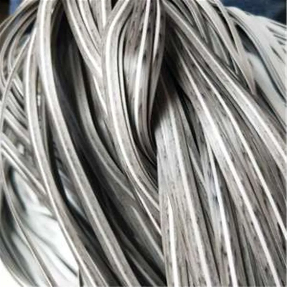 500G 70M  Grayish White Color Imitation Flat Mouth Synthetic Rattan Weave Raw Material Plastic Rattan, Used For Weaving And Repa