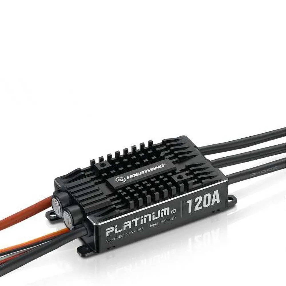 Hobbywing Platinum Pro V4 120A 3-6S Lipo BEC brushless ESC three in one multifunctional LCD program box, suitable for toy drones