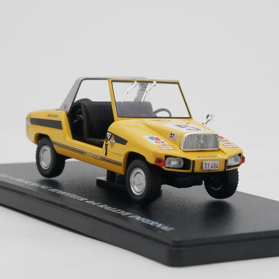

Diecast Ixo 1:43 Scale RENAULT 4 MUSCHANG BIMOTEUR Rallye Infernal Collectible Toy Gift Souvenir Display Ornament