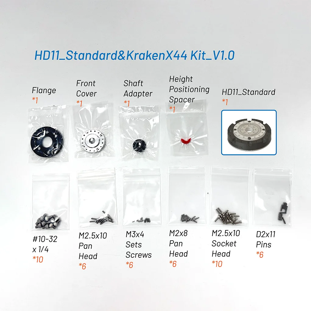 SitoDrive Harmonic Drive HD-11& Kraken X44 Motor Assembly Kit for FRC FIRST Robotics Competition