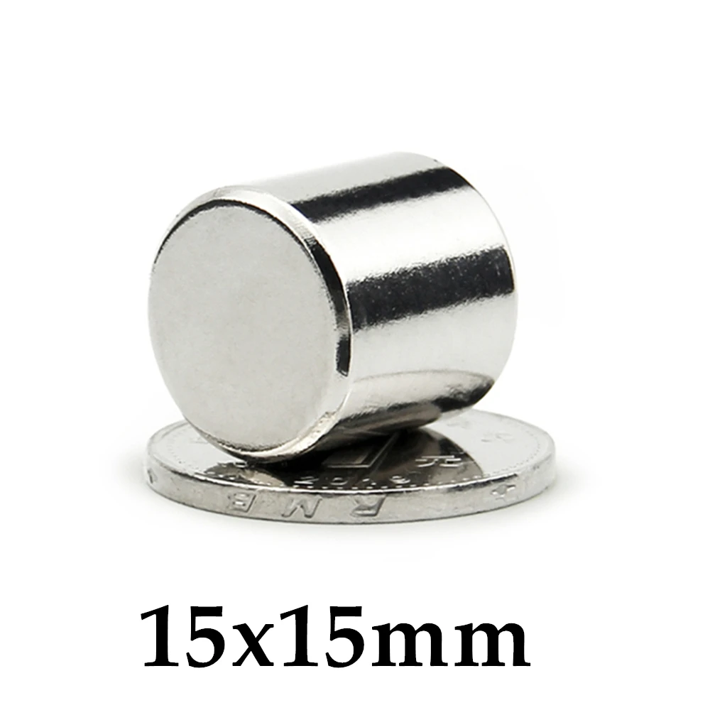 

1-50pcs 15x15mm Magnet Small Round Magnet Strong magnets Rare Earth Neodymium Magnet 15*15mm