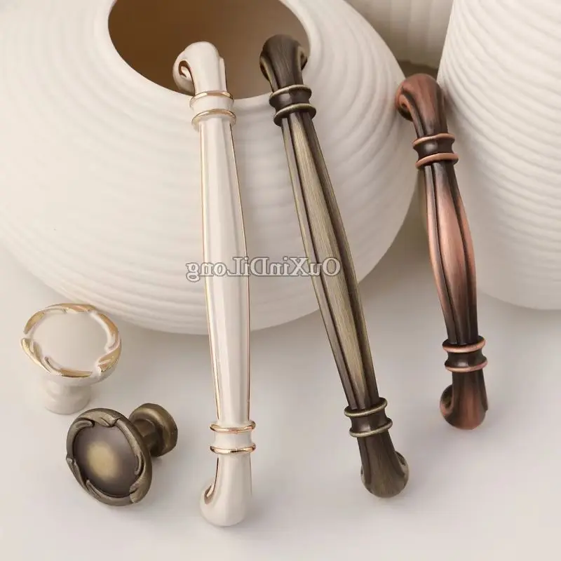 Brand New 10PCS Furniture Handles European Modern Style Drawer Dresser Wardrobe Cupboard Cabinet Kitchen Pulls Handles and Knobs