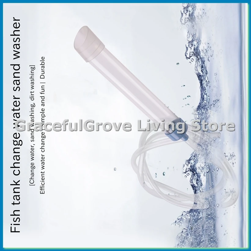

Fish Tank Aquarium Gravel Cleaner Syphon Vacuum Water Changer Pump Siphon Hose-A33R