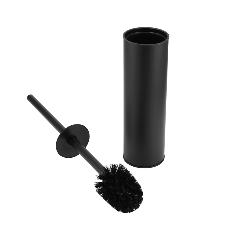 

Щетка для унитаза и держатель, щетка для унитаза из нержавеющей стали для ванной комнаты с держателем, настенная щетка для чистки унитаза-B61B