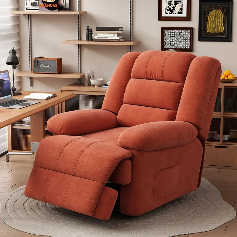 #Large Manual Recliner Glider With Massage And Heat Comfy Soft Fabric Living Rocker Swivel Recliner Chair For Adults Overstuffed