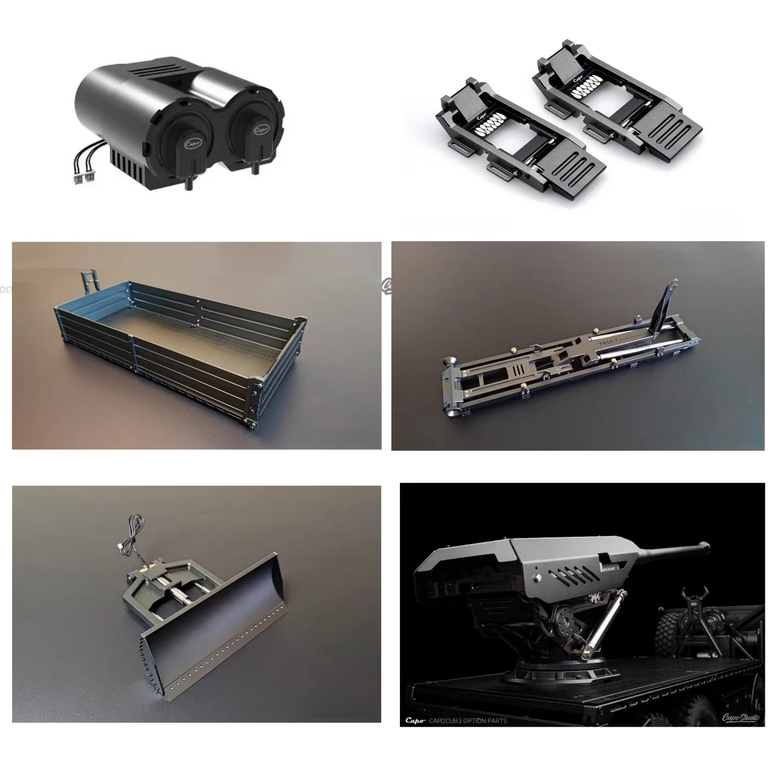 

Upgrade parts accessories fit capo cub3 tatra for 1/18 scale military truck RC Car toys