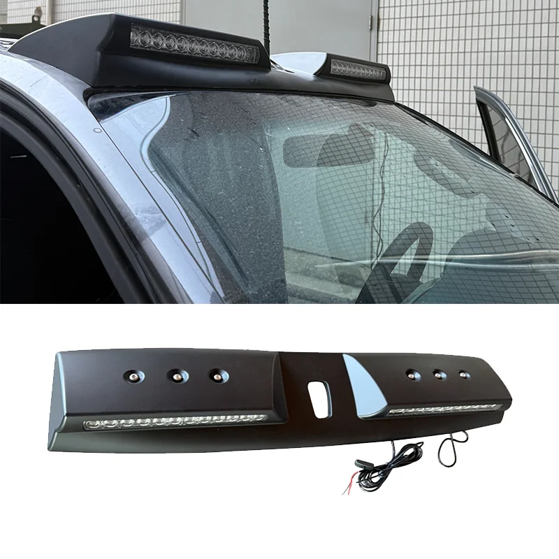 

Off Road 4x4 Vehicle Led Roof Lights Fits for Revo Rocco 2015-2024 Roof Top Light Bars Lamp with LED DRL Black