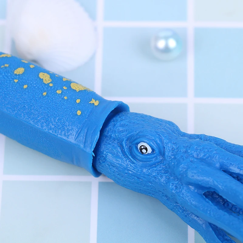 3 Pcs Squid Dive Pool Toys Beach Sticks Throw Underwater Octopus Bath Toys with Funny Faces Cuttlefish for Kid Summer Gift