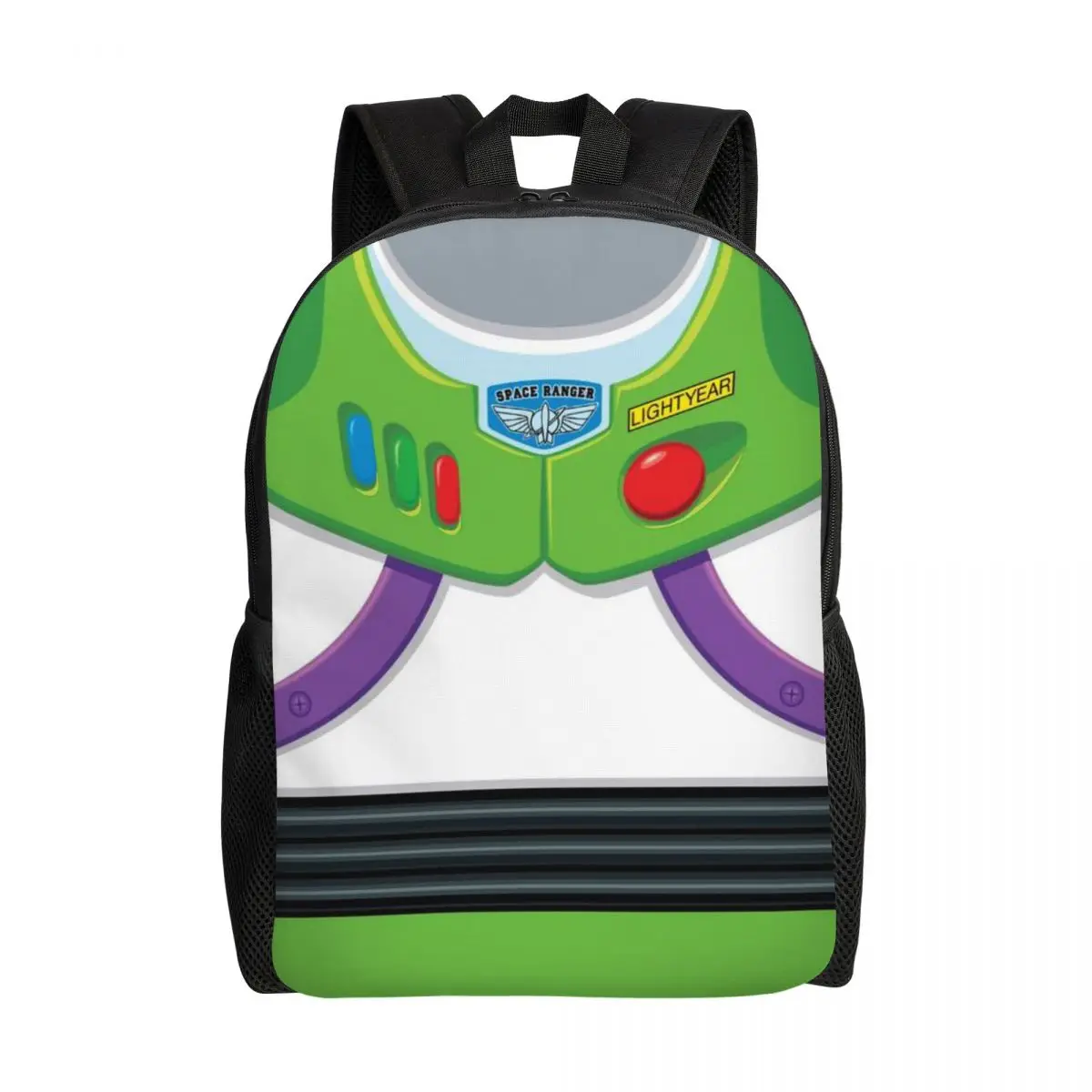 

Custom Toy Story Buzz Lightyear's Space Ranger Suit Backpack College School Student Bookbag Fits 15 Inch Laptop Cartoon Cute Bag
