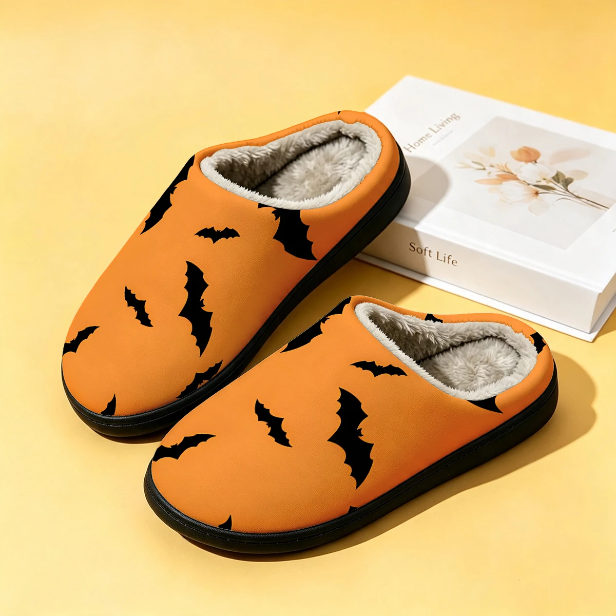 Men Shoes High - Orange Bat Cloudy Women's Winter High-End