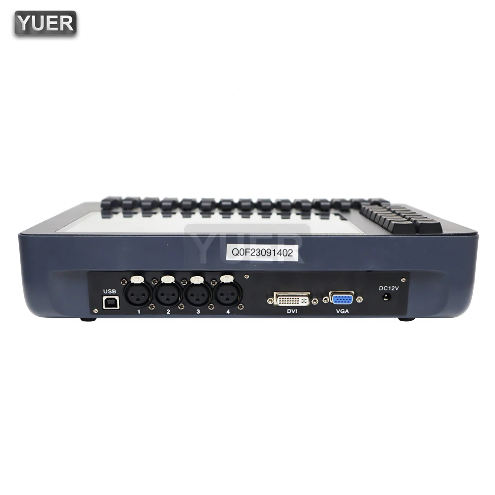 Perfassional Console Q0 Fader Wing Dmx512 Controller Touch Screen Connect With Q0 Command Wing Dj Disco 4 XLR Interface YUER - Image 3